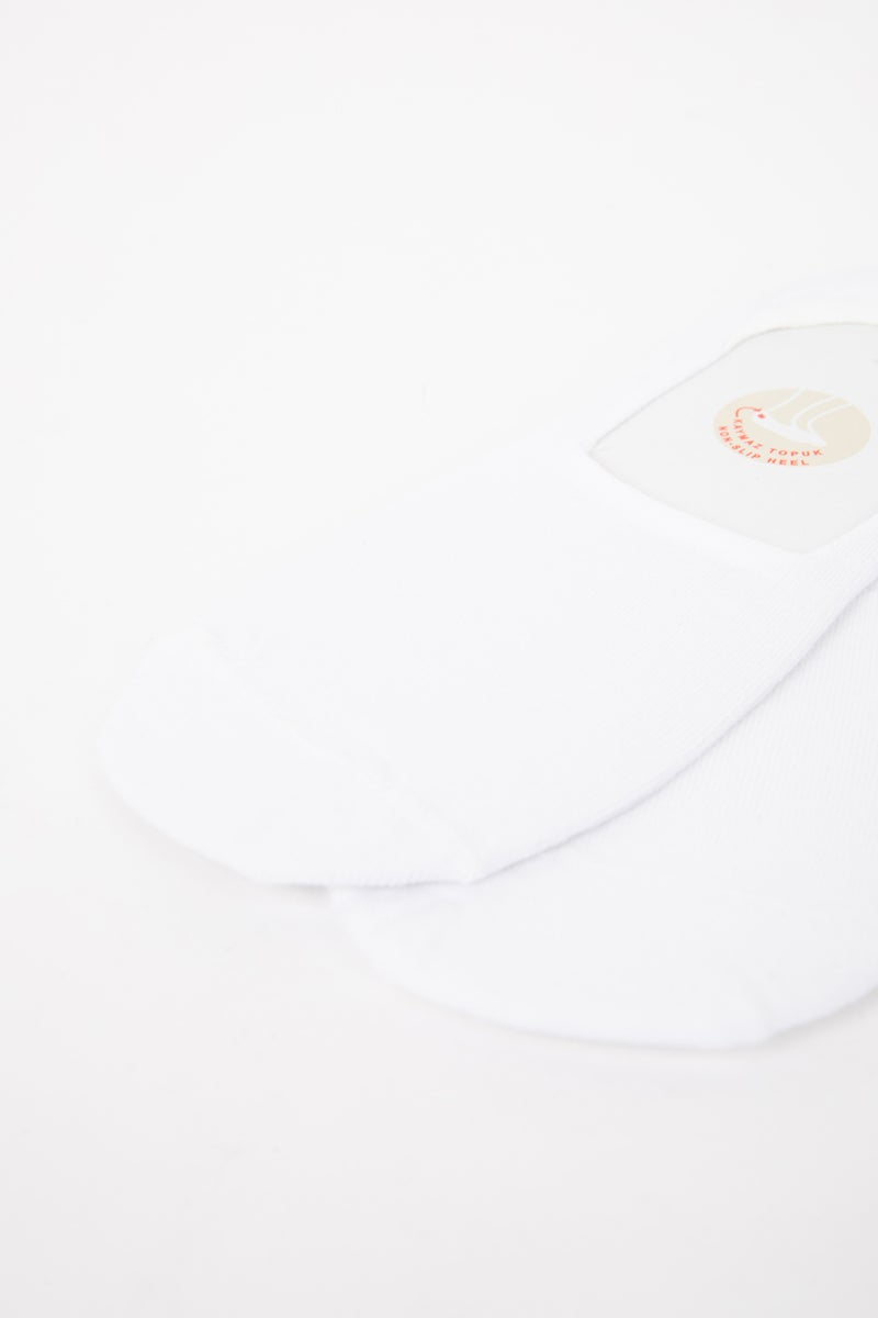 DeFacto White Man Basic 3 Pack Ballet Socks Casual - Image 4