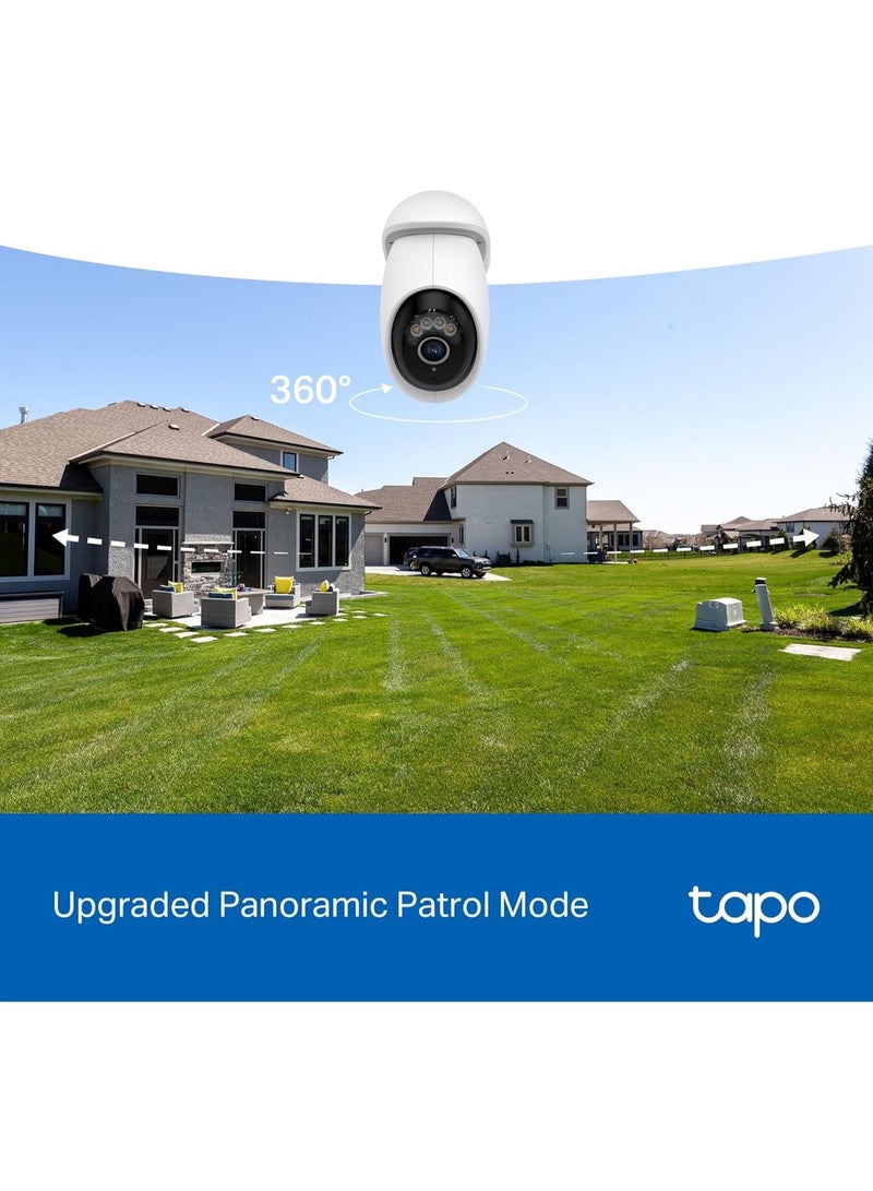 Tp-link Tl Tapo 4K 8MP Wired Pan/Tilt Outdoor Security Camera, Free Person/Vehicle Detect & 360° Motion Track, Color Night, Local AI, SD/Cloud Storage, Works w/Alexa & Google Home, 2.4 GHz WiFi C560WS - Image 5