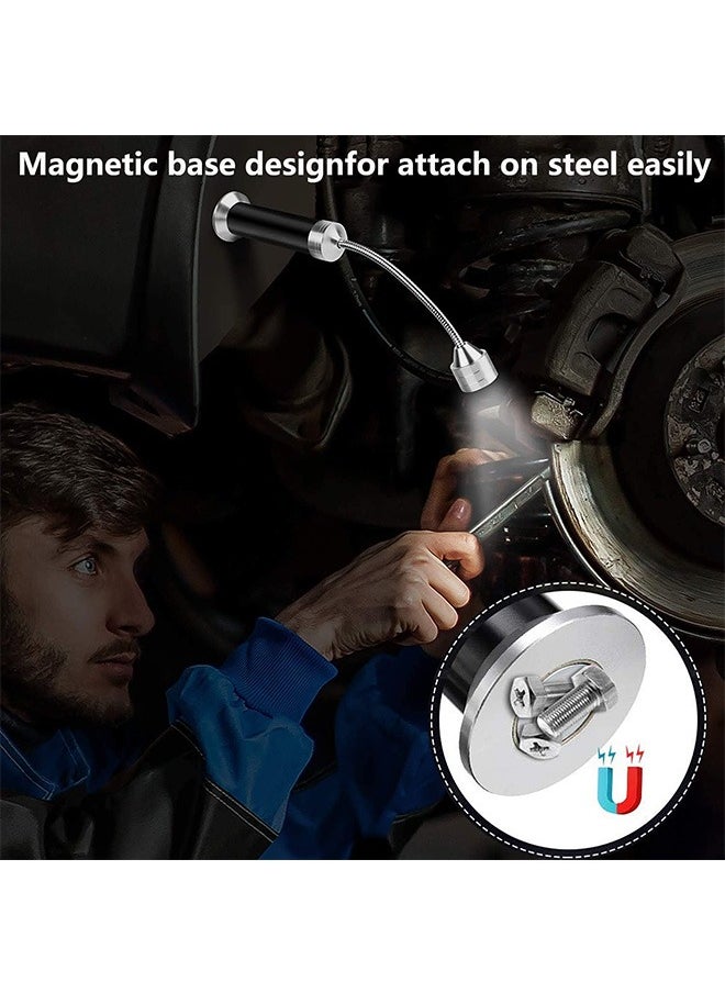 LENND Barbecue Grill Light Magnetic Base Super-Bright LED BBQ Lights - 360 Degree Flexible Gooseneck, Weather Resistant, Batteries No-Included - Pack of 2  - Image 3