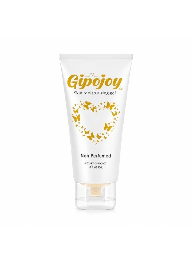 Gipojoy Personal Lubricant (Non-Perfumed) , Water-Based, Non-Sticky, pH-Balanced, Aloe & Chamomile, Condom Compatible, 50 mL - Image 1