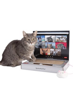 WHAT DO YOU MEME? ScratchPad Pro - Cardboard Laptop Cat Scratcher, Great Idea for Pet Owners, Interactive Cat Toys for Indoor Cats, Kitten Supplies and Cat Stuff  - Image 1