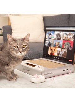 WHAT DO YOU MEME? ScratchPad Pro - Cardboard Laptop Cat Scratcher, Great Idea for Pet Owners, Interactive Cat Toys for Indoor Cats, Kitten Supplies and Cat Stuff  - Image 2