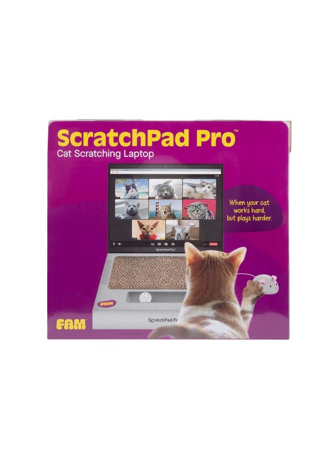 WHAT DO YOU MEME? - ScratchPad Pro - Cardboard Laptop Cat Scratcher, Great Idea for Pet Owners, Interactive Cat Toys for Indoor Cats, Kitten Supplies and Cat Stuff - Image 1