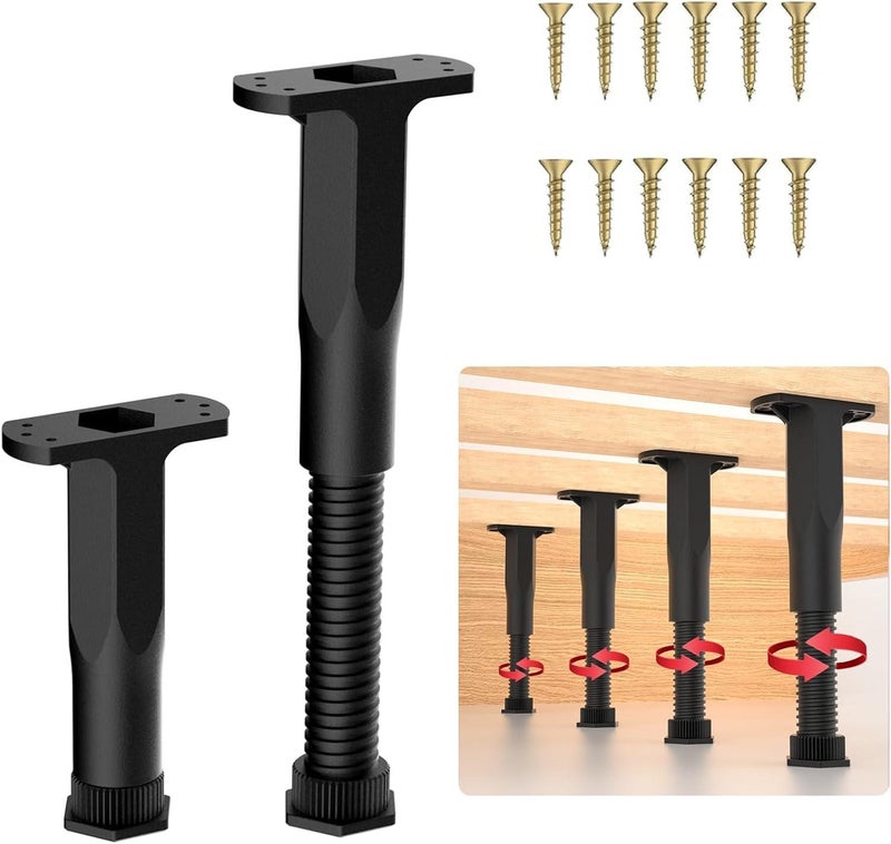 2 Adjustable Feet – 150-285mm, Leveling Legs for Furniture, Washing Machine, Fridge