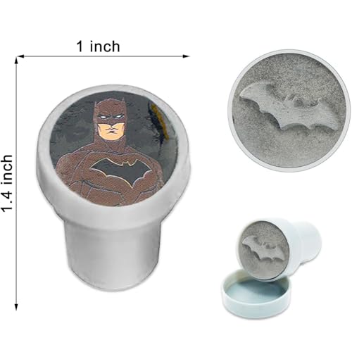 DC Comics Batman Stampers Party Supplies Bundle with 12 Superhero Themed Stamps Featuring Bat Signal for Birthday Party Favors Goodie Bags Loot Bag Fillers More Batman Birthday Supplies - Image 5