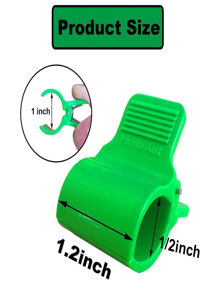 PirateAnt Greenhouse Clamps for 1/2 Inch PVC Pipe, Greenhouse Hoops,Support Frame, Grow Tunnel,Plant Support Garden Stakes.For Fixing Plant Cover, Garden Plastic Sheeting, Film Row Cover, Net. - Image 4