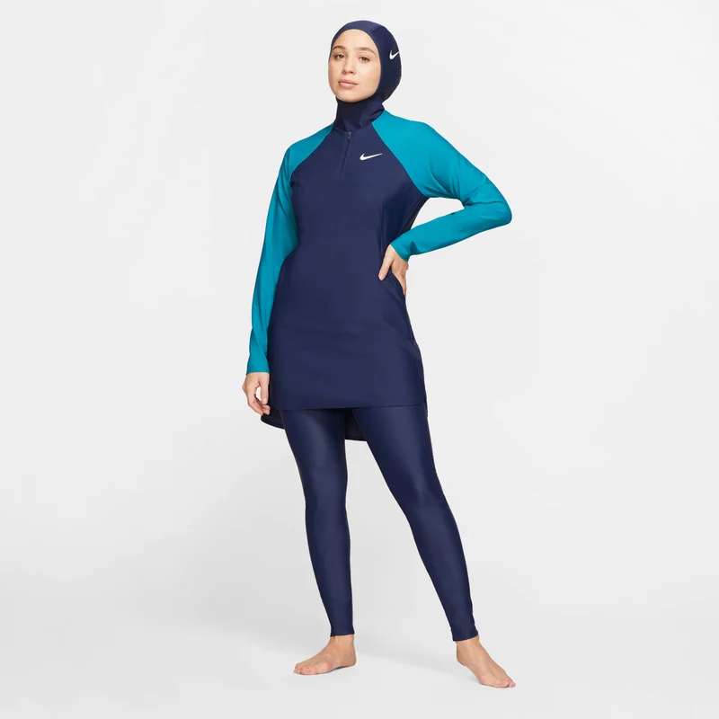 Nike Blue Women's Slim Fit Swimming Leggings for Women | Best Price UAE