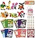Colplay Valentines Day Gifts for Kids Classroom28 Pack Animal Building Blocks with Kids Valentines Day Cards for School Stickers Class Valentines Gifts Boxes for Boys Girls Party Favors Exchange - Image 3