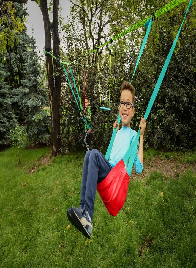 Slackers Classic Mesh Swing Seat - Easily Attach to a Swing Set, Recommended for Ages 3+ - Image 4
