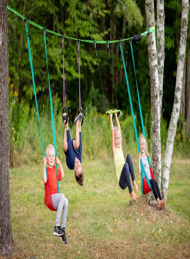 Slackers Classic Mesh Swing Seat - Easily Attach to a Swing Set, Recommended for Ages 3+ - Image 5