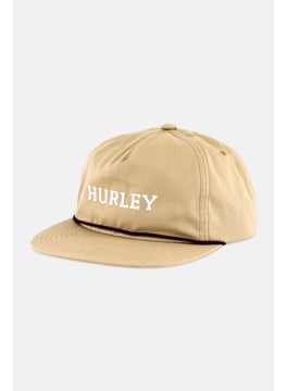 Men Brand Logo Cap, Khaki
