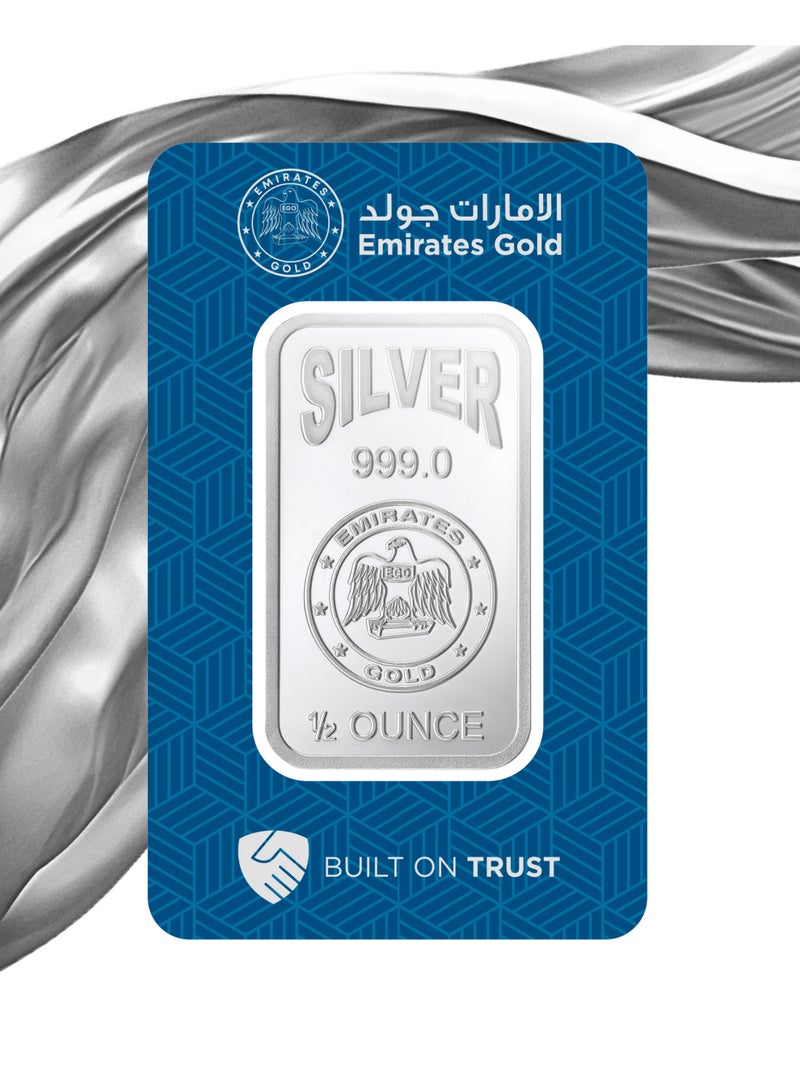 Emirates Gold 1/2 Ounce Silver Bar – Certified Bar-WITH INVOICE - Image 3
