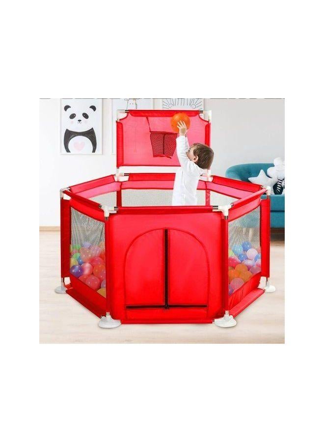 Baby Kids Playpen Activity Center Room Fitted Floor - With 30 Balls - Image 2