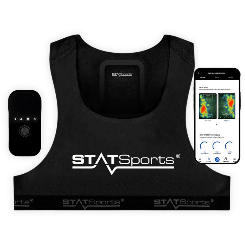 STATSports STATSports APEX GPS Soccer Tracker Vest - APEX Athlete Series – Tracks 16 Key Metrics - Soccer GPS Tracker for Elite Performance Analysis - Sports Tracking Vest Used by Pro Players & Teams, Adult S  - Image 1