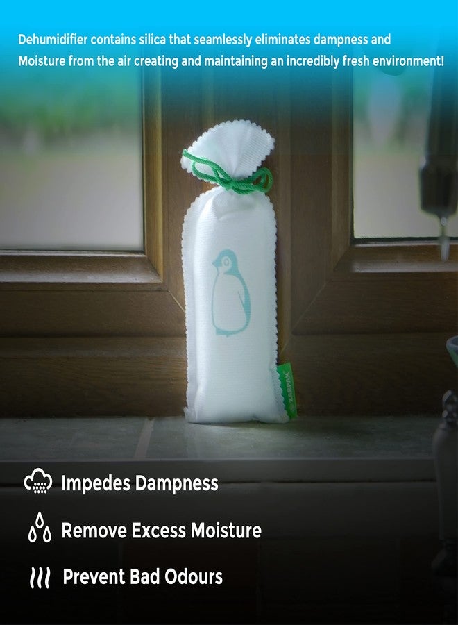 ZARPAX Household Mini Moisture Absorbers | 5.5oz SET OF 2 Reusable Dehumidifier Bags | Closet Humidity Absorber | Absorbs Moisture Damp Bad Odours | Closet Dehumidifier 100% Leakproof - Image 2