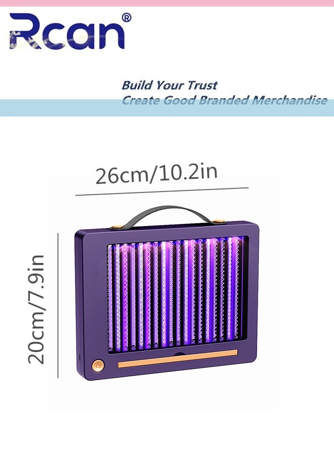 Rcan 2 In 1 Plug In UV Mosquito Killer Lamp Indoor and Outdoor Floor and Wall Mount Waterproof Bug Trap Rechargeable Ultra Quiet Mosquito Trap Light for Home Backyard Patio Garden Camping  - Image 4