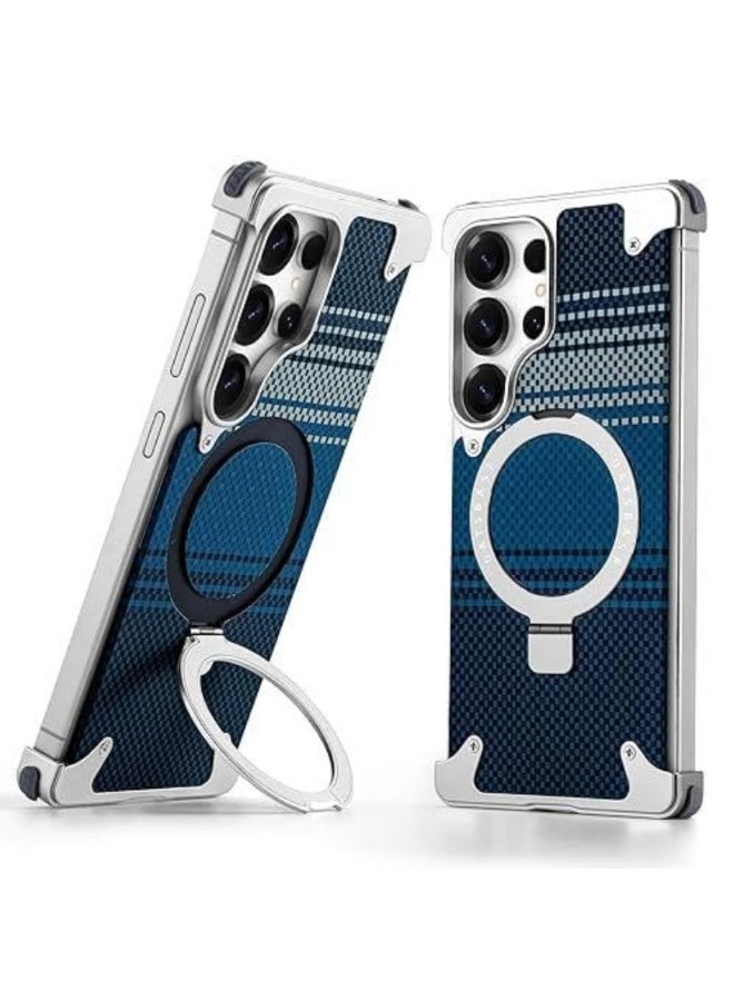 OATSBASF Case for Samsung Galaxy S24 Ultra, Slim Protective Shock with Aramid Fiber Magsafe Compatible Case, Sleek Minimalist Metal Aluminum Shells with Built-in Kickstand, Sunrise theme | WIDGETS MATRIX - Image 1