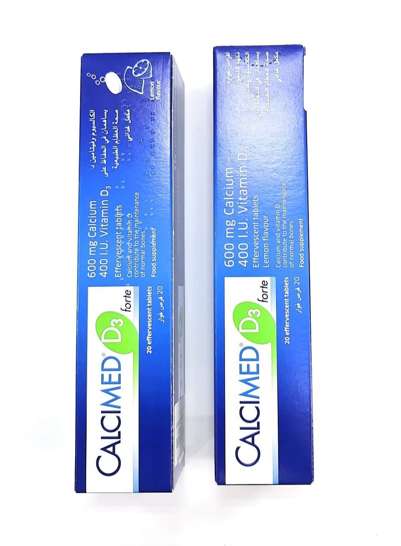 Forte Calcimed D3 Forte 20's 2 Pack - Image 1