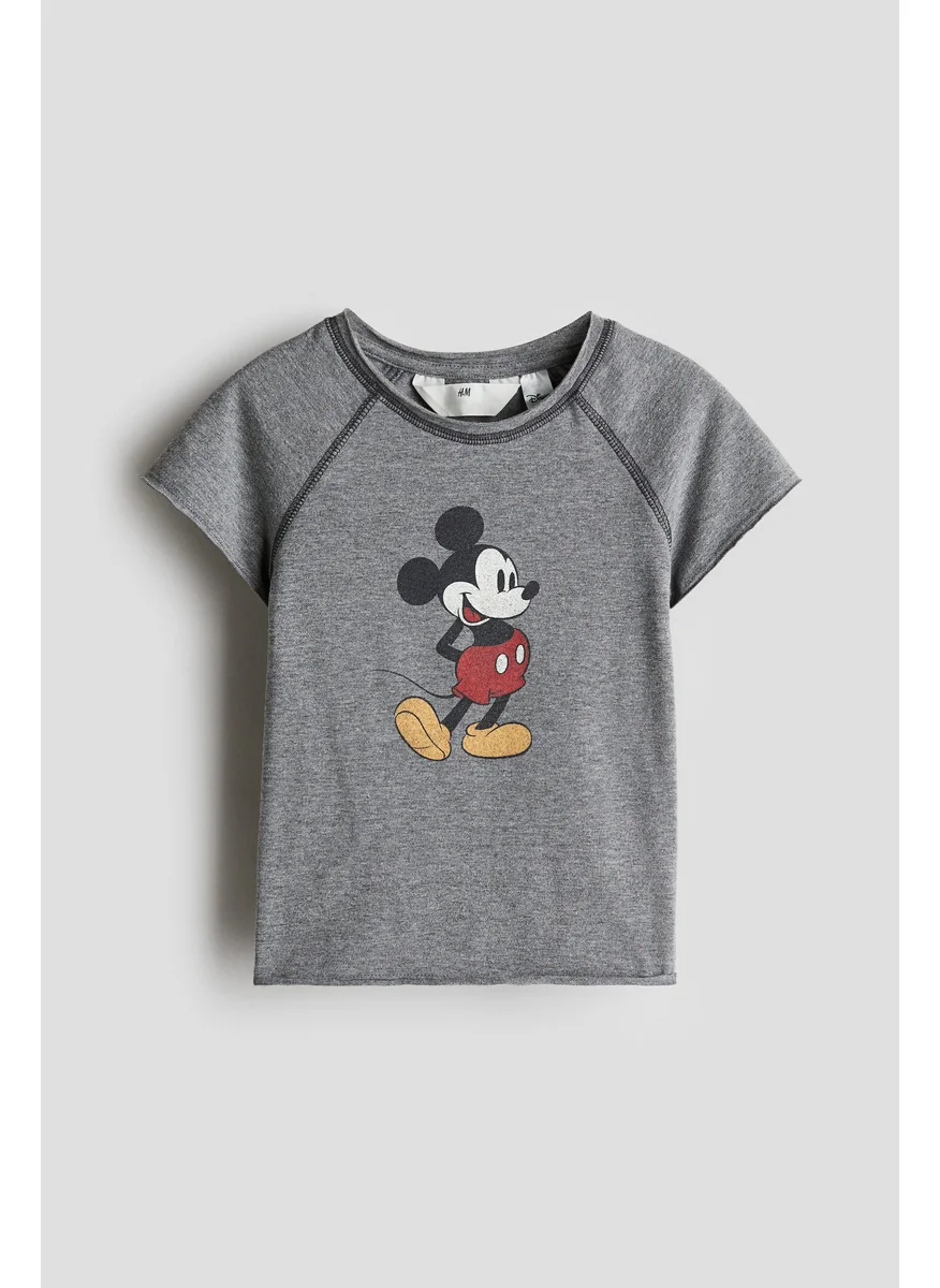 H&M Print-Motif Jersey Top