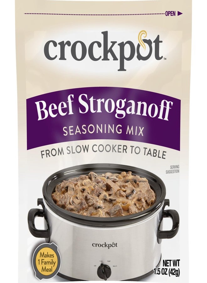 Crock-Pot Beef Stroganoff Seasoning Mix, 1.5 Ounce - Image 1