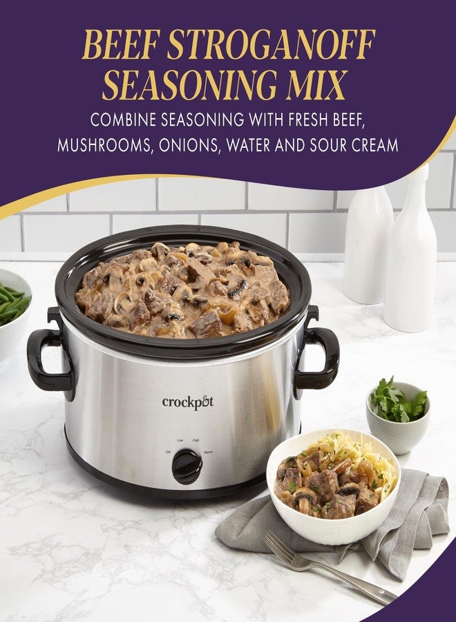 Crock-Pot Beef Stroganoff Seasoning Mix, 1.5 Ounce - Image 3
