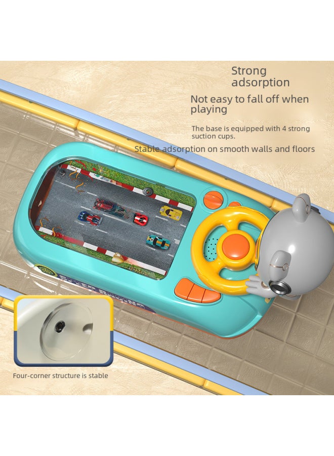 Electric Desktop Game Machine To Avoid Racing Car To Break Through The Big Adventure Children's Steering Wheel Simulation Driving Beneficial Intelligence Toys-Color:Spacecraft Adventure [USB Charging Set] 661-8  - Image 4