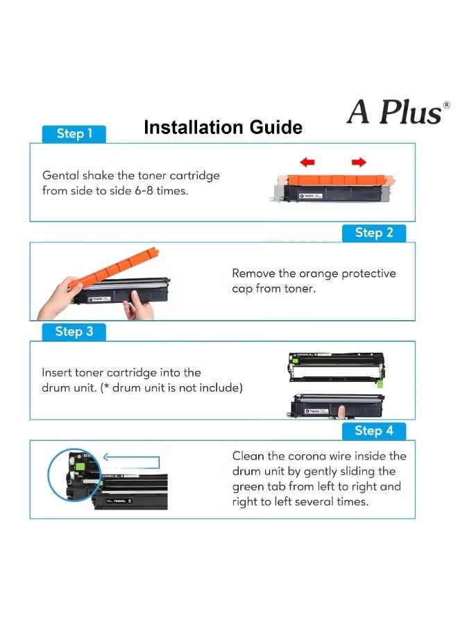 APLUS A Plus TN-279 Compatible Toner Cartridge Black Tonner for Brother HL-L3280CDW, DCP-L3520CDW, DCP-L3560CDW, MFC-L3720CDW, MFC-L3760CDW Printers - Image 5