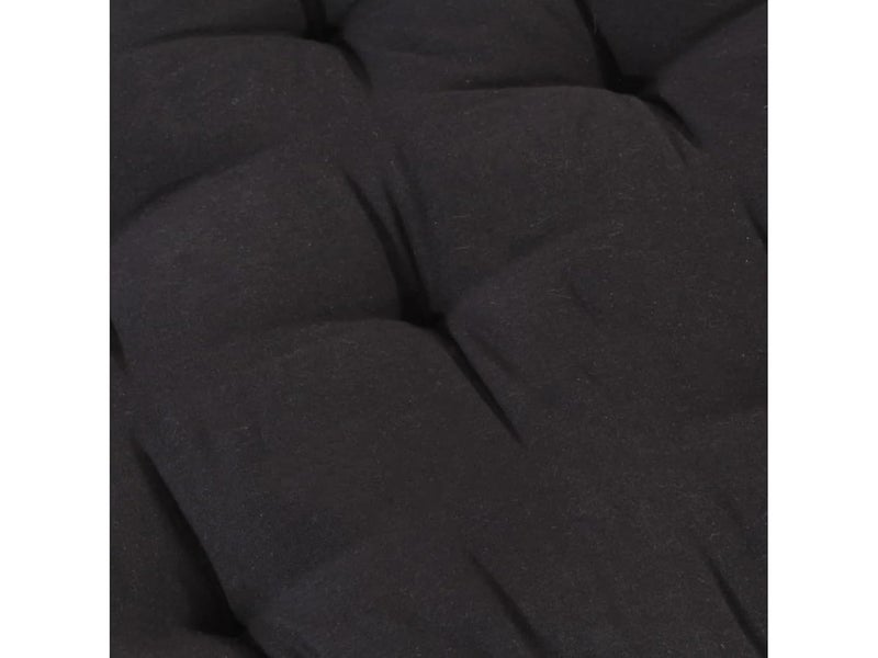 ATOOTFUSION Cotton Floor Mattress 5Inch Thick Foldable Movable Cotton Quilt Gadda Solid Color Black King Size Bed Mattress 78X72X5 Inches - Image 5