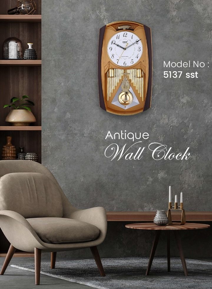 SONAM Musical and Pendulum Fancy Wall Clock - Image 3