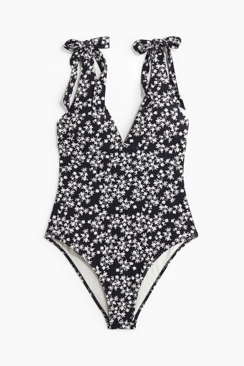 H&M Padded-cup High Leg swimsuit