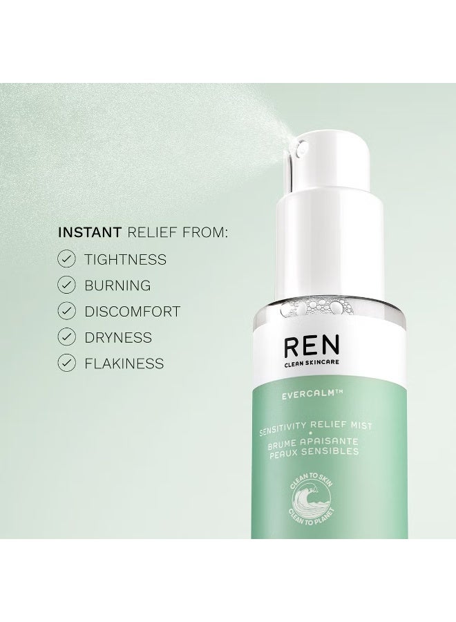 REN CLEAN SKINCARE REN Clean Skincare Evercalm Sensitivity Relief Mist 100ml  - Image 2