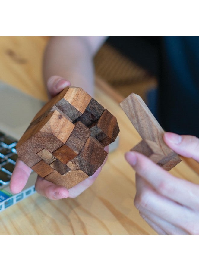 BSIRI Games Gifts and Brain Teaser Puzzles for Adults Classic Games of Diamond Cube Puzzle for Kids Puzzle Games to Challenge Mind Puzzles for Adults for Fun and Educational Game Kids Wooden Puzzles - Image 5