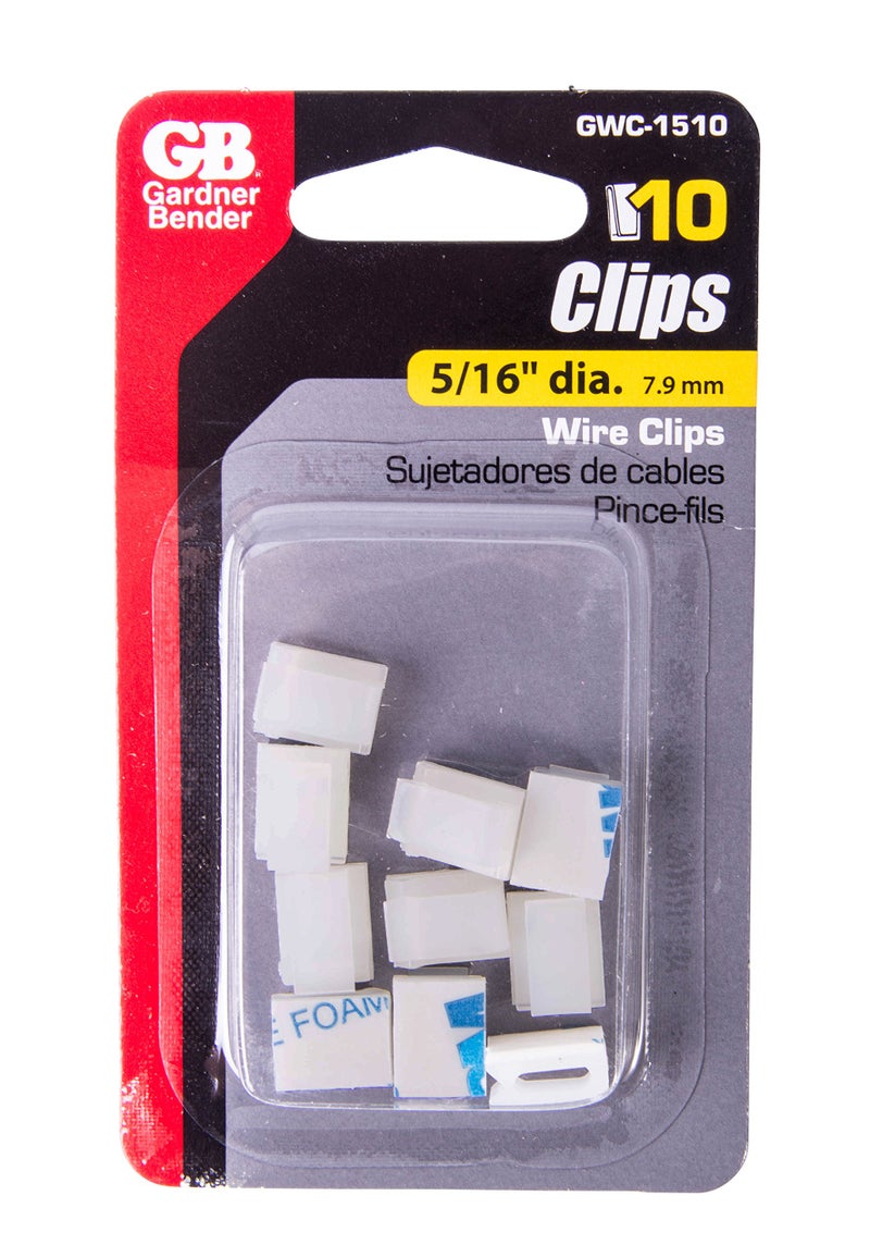 Gardner Bender GWC-1510 10PK No Nail Wire Guide, White - Image 3
