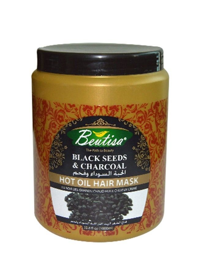 Beutisa Black Seeds & Charcoal Hot Oil Hair Mask 1000ml