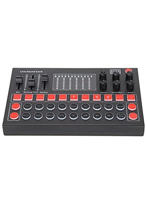 Sound Card-M9 Bluetooth Sound Card Set Stable Signal Live Sound Card Equipment Kit Compatible For Live Broadcast,Amazin