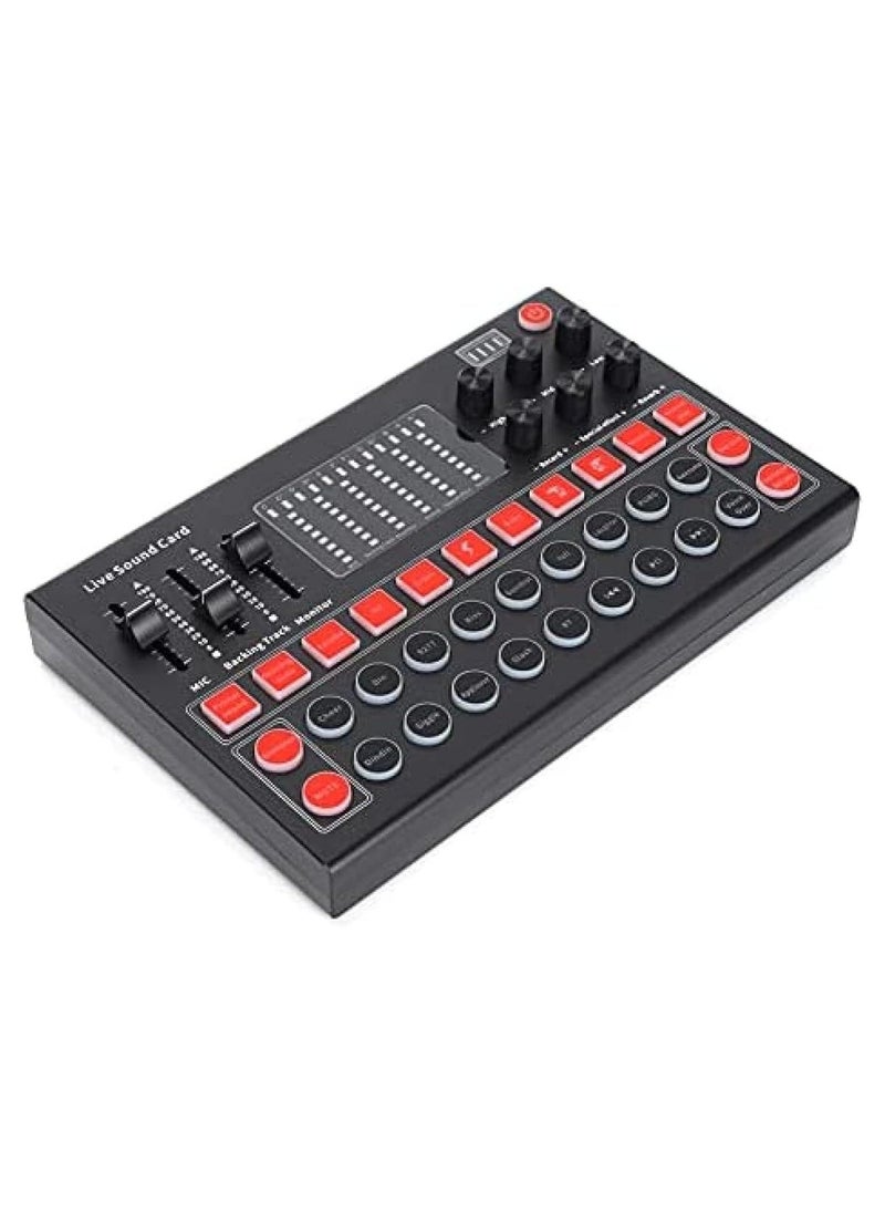 BGM Sound Card-M9 Bluetooth Sound Card Set Stable Signal Live Sound Card Equipment Kit Compatible For Live Broadcast,Amazin  - Image 5