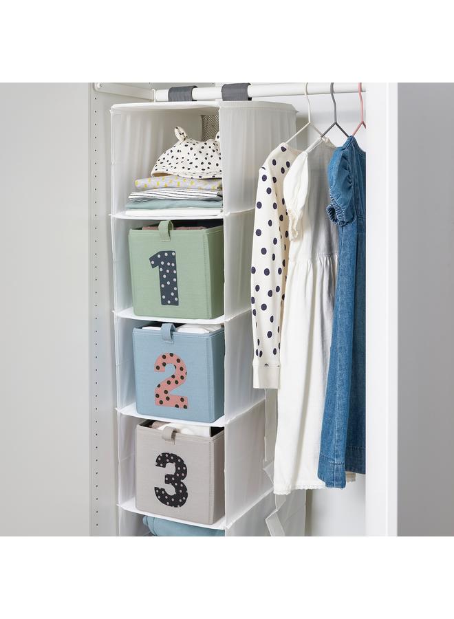 erorex Box, set of 3, green blue/beige, 17x27x17 cm - Image 5