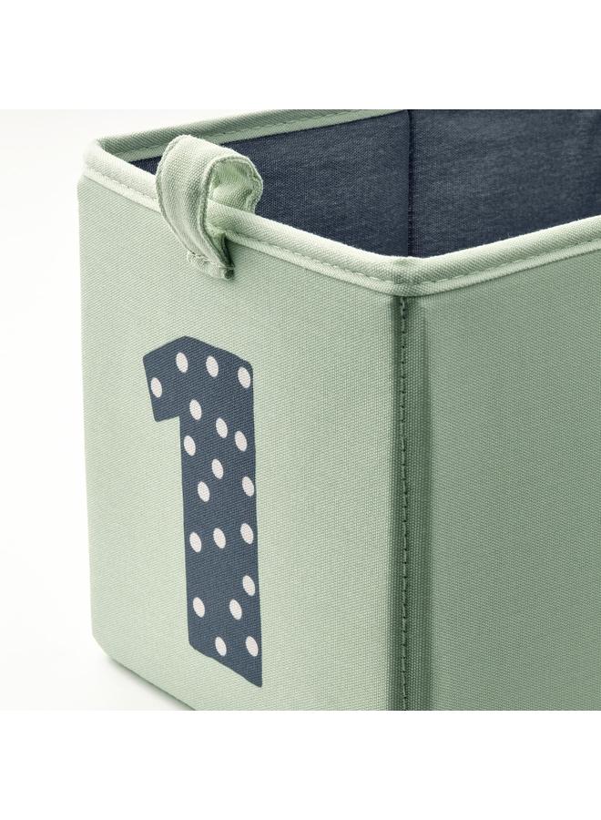 erorex Box, set of 3, green blue/beige, 17x27x17 cm - Image 3