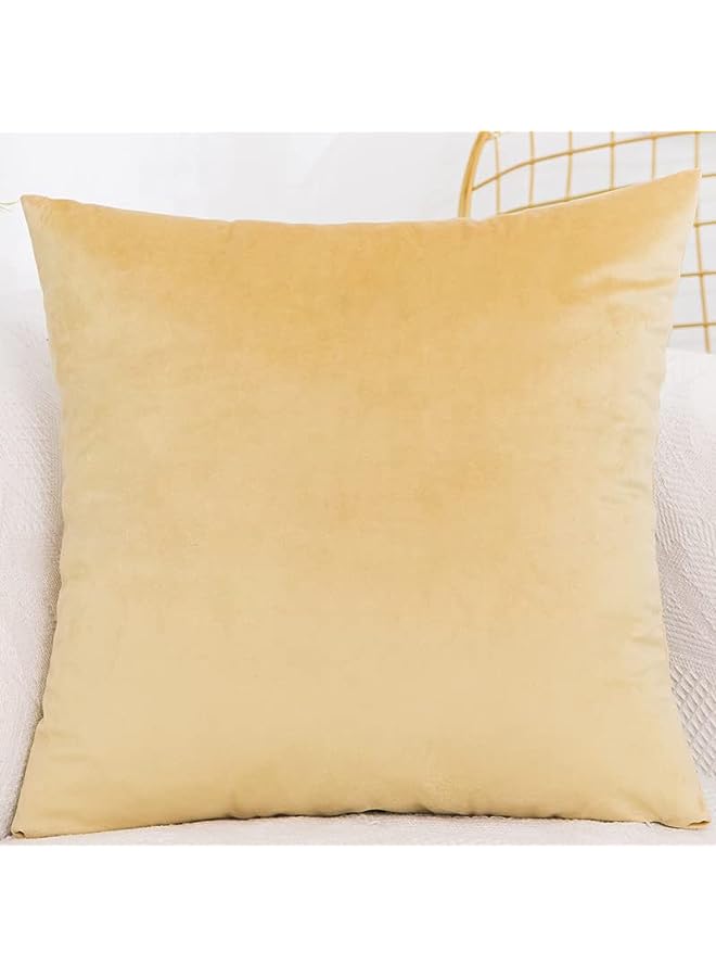 IAF 4 Pack Throw Pillow Covers Square Cushion Home Decor Set of 4 Pillow Cases Decorative 18 x 18 Inches Patterns Cushion Couch Sofa Pillowcases (18x18 inch, Muticolor) - Image 3