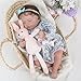 KSBD Lifelike Reborn Baby Dolls Girl20 inch Realistic Sleeping Newborn Girl with Weighted Soft BodyChristmas Birthday Gift with Accessories for Kids Age 3 - Image 4