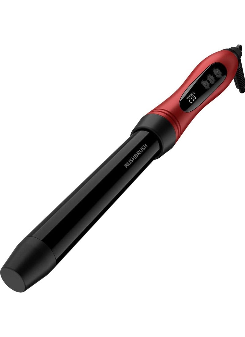 فرشاة تجعيد الشعر C1 من راش تيتانيوم ، 25 مم ، 14 حرارة ، حرارة سريعة ,  RB-C1-Red -Up to 230°C, Automatic ShutOff, 360° Swivel Cord -