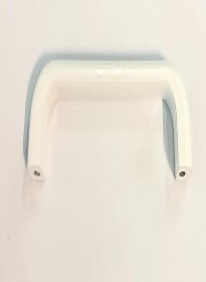 Kitchen Cabinet Handle, Pull Handle, White And Gray, Made In Spain, Size 96 Mm, 9.6 Cm, Handle Height 2 Cm