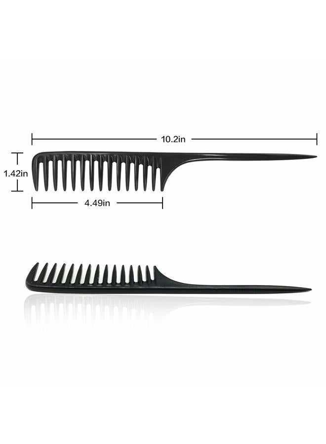 Wapodeai Wide Tooth Comb Detangling Hair Brush, Anti Static Heat Resistant Hair Comb, Suitable for all Kinds of Hair. - Image 2