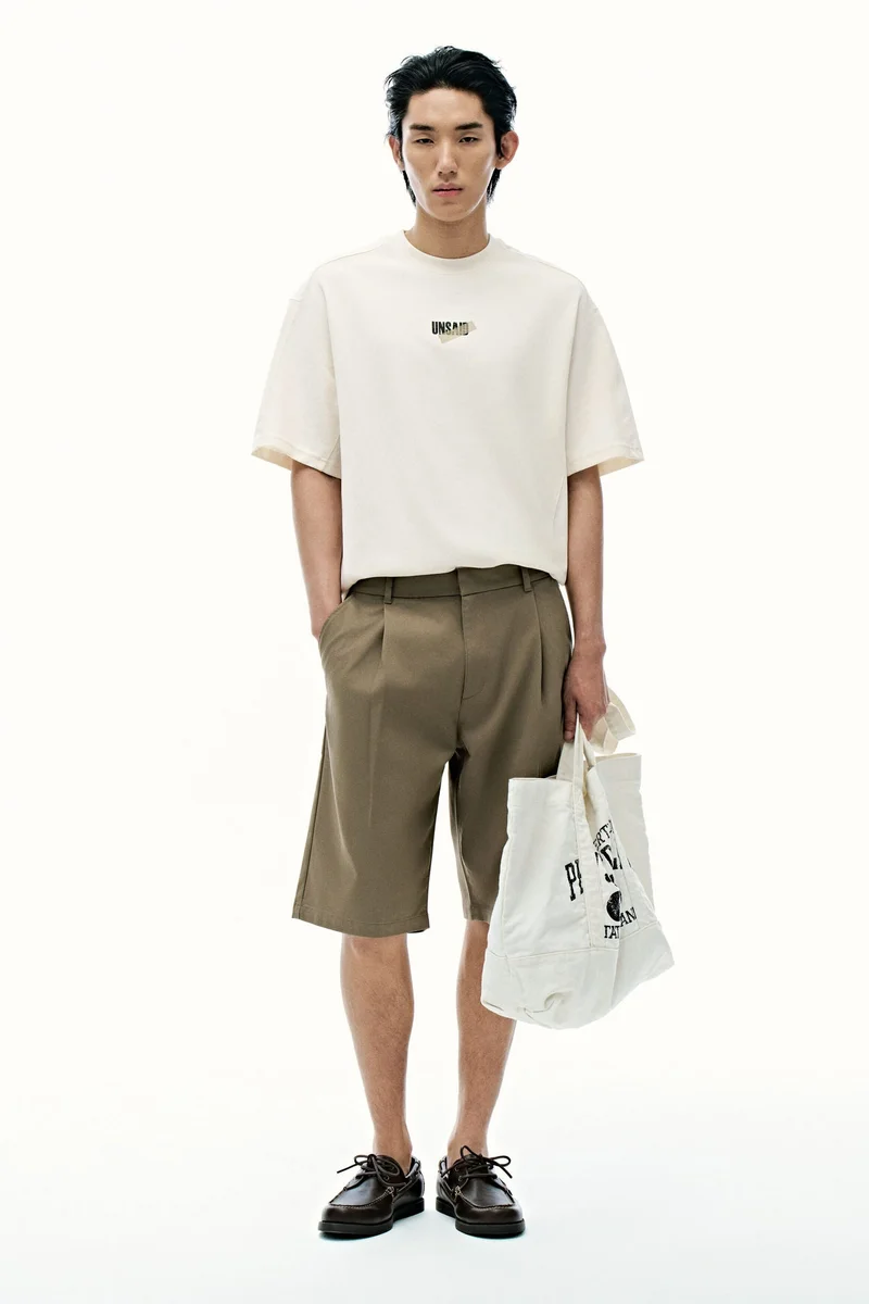 H&M Loose Fit Printed cotton T-shirt