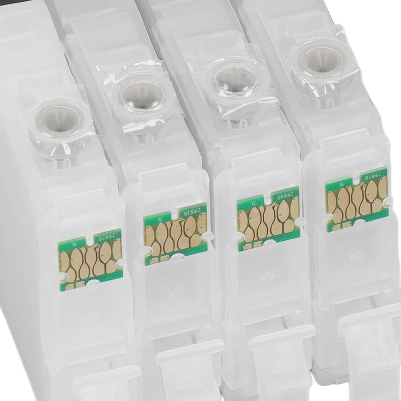 Refillable Ink Cartridge, PP Ink Cartridge, High Accuracy Refill Ink Cartridge, Ink Cartridge Replacement for Print Photos, Test Papers and Documents (603XLBK/603XLC/603XLM/603XLY) - Image 5