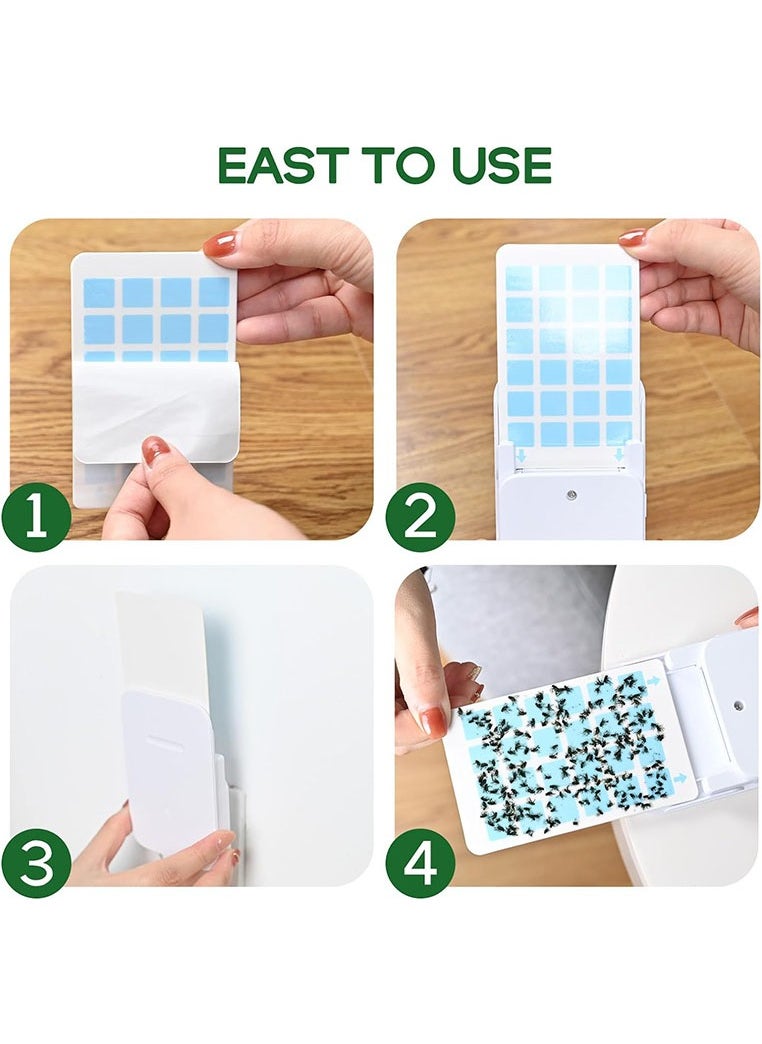 Muyixin - Indoor Fly Trap for Home, Plug-in Flying Insect Traps Catcher with Dimmable UVA Attract Night Light Mode, 1 Device + 5 Glue Cards - Image 1