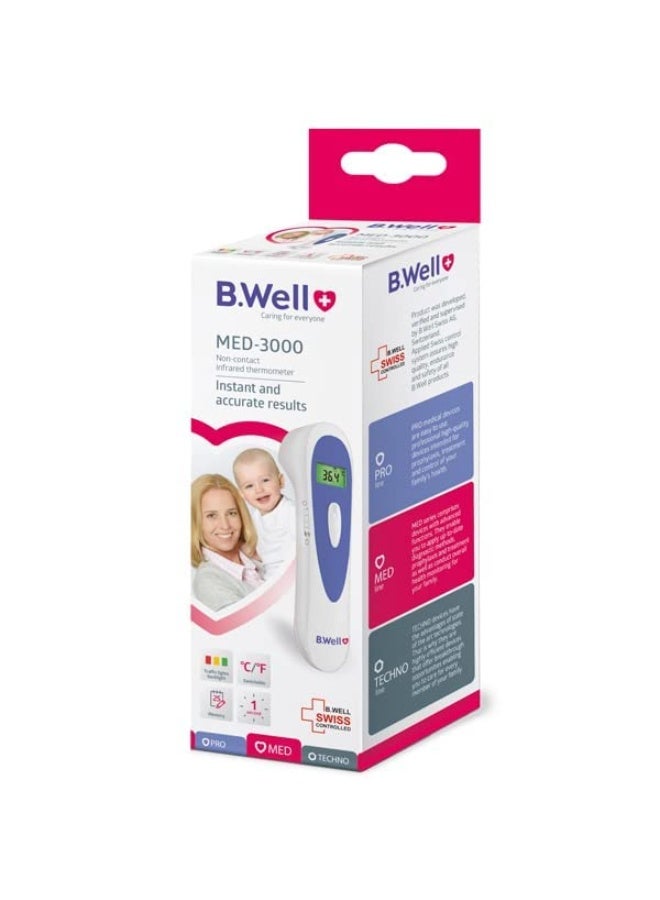 B.Well B.Well Swiss MED-3000 Non-Contact Infrared Digital Thermometer - Image 3