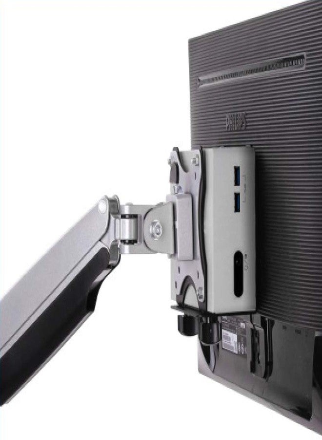 Mount Plus MP-CPB-1 Thin Client | Mac mini | Intel NUC | Game Console | VESA Mount to Save Space by Mounting Thin Client PC to Back of Monitor, Small TV, Monitor Arm, Stand Pole, Under Desk - Image 2