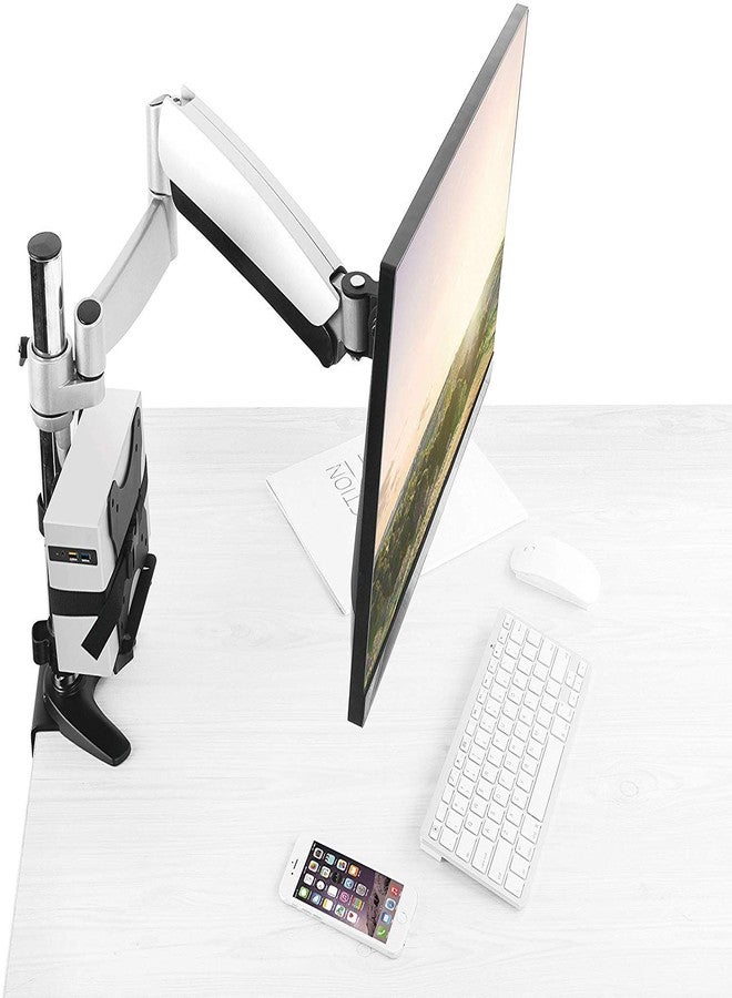 Mount Plus MP-CPB-1 Thin Client | Mac mini | Intel NUC | Game Console | VESA Mount to Save Space by Mounting Thin Client PC to Back of Monitor, Small TV, Monitor Arm, Stand Pole, Under Desk - Image 3