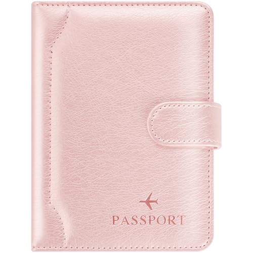 Herain Passport Holder for Travel Cruise Essentials, Passport Cover Wallet Case Women Men, RFID Passports Book Holders Travels Gifts Must Haves Accessories - Image 1